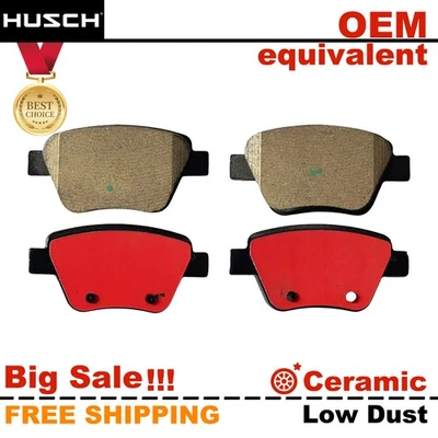 OEM 4pcs Rear Carbon Fiber Ceramic Brake Pads for VOLKSWAGEN EOS 2012 - 2016 Foto 1 de 4