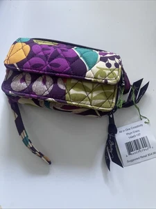 Vera Bradley Plum Crazy All in One Crossbody Authentic Retired Purple Lime I18 - Picture 1 of 3