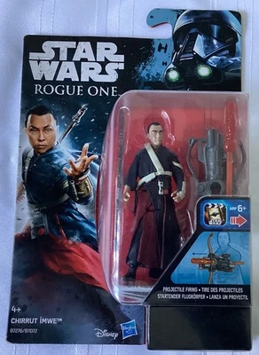 Chirrut Imwe STAR WARS Rogue One 3.75" Action Figure. Boxed With Accessories - Image 1 of 4