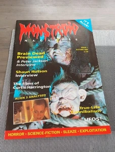 MONSTROID MAGAZINE ISSUE 1 1992. HORROR & MONSTER MAG - Picture 1 of 5