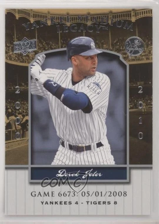 2008 Upper Deck Yankee Stadium Legacy Derek Jeter #YSL6673 HOF - Image 1 of 2