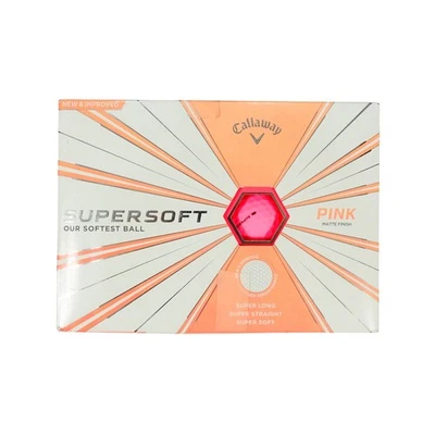 Pelotas de golf Callaway Supersoft rosa mate 1 docena 12 pelotas Foto 1 de 3