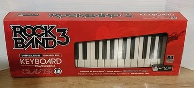 Rock Band PlayStation 3 PS3 Keyboard 97161 W/ Dongle And Box TESTED IN V/G CONDT - Image 1 of 4
