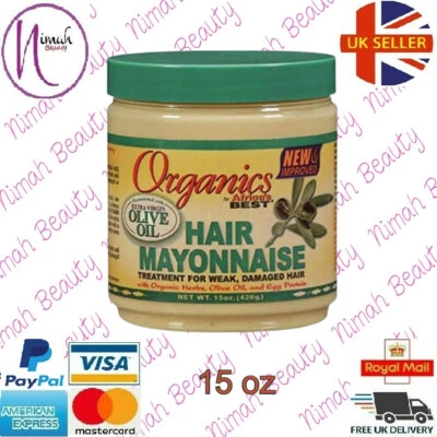 Africa's Best Originals Hair Mayonnaise Treatment For Weak & Damaged Hair 15oz