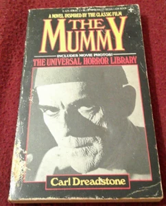 The Mummy by Ramsey Campbell as Carl Dreadstone (1977, pb) Universal Monsters - Imagen 1 de 3