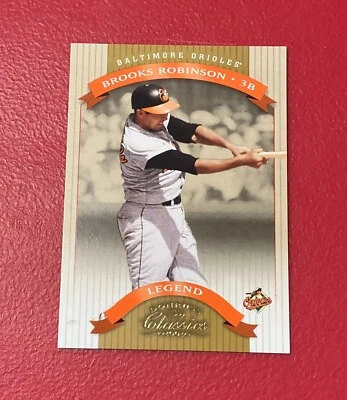 Donruss Classics Brooks Robinson #169 2002 patio Orioles Legend 1500/1500 Foto 1 de 2