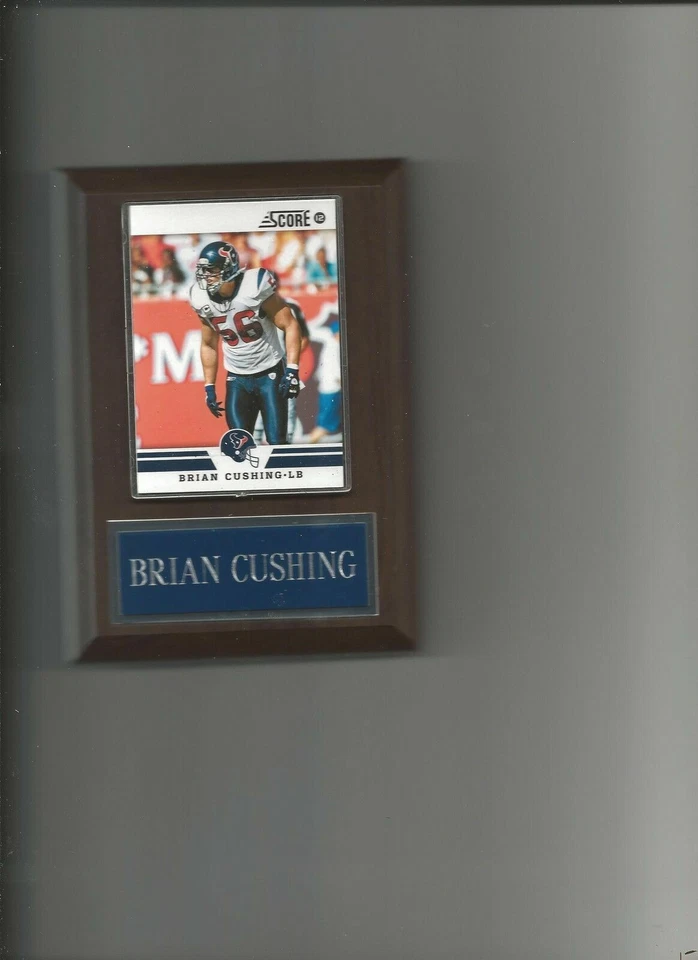 PLACA BRIAN CUSHING HOUSTON TEXANS FÚTBOL AMERICANO NFL C3 Foto 1 de 1