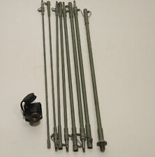 -Military-Whip-Collapsible-HF-Antenna-8-elements-10-ft-3.0m-with Holder-Base