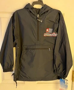 GK USA GYMNASTICS WINDBREAKER UNISEX CHILD SMALL BLUE SOFTEX LIGHT PULLOVER SZ S - Picture 1 of 8