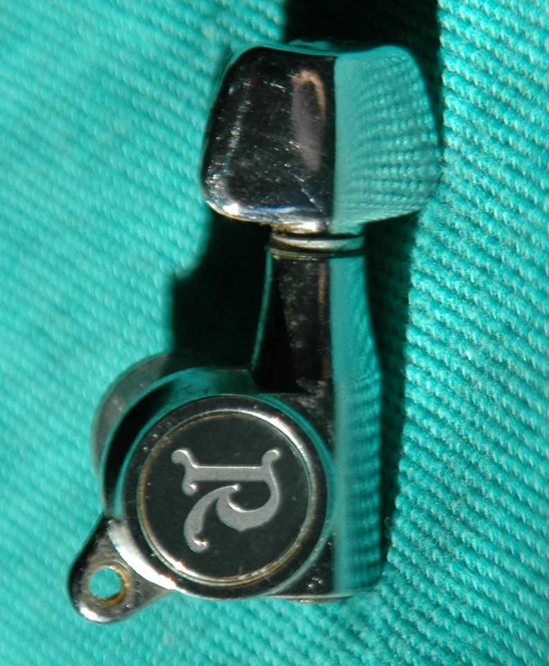 Vtg 80's B.C. Rich Stealth Electric Guitar Original "Rich" Logo Tuner Tuning Peg - Image 1 of 4