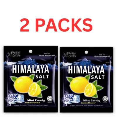Sal del Himalaya Deporte Caramelo Como Nuevo Limón Para Hidratación Calmante Dolor de Garganta 15g x 2 Foto 1 de 4