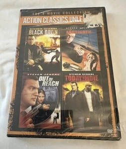 Steven Seagal 4 Movie Collection Black Dawn Foreigner Out of reach Today You Die - Picture 1 of 3