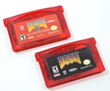 Doom & Doom II 2 PC Conversion for GBA Game Boy Advance Uncensored Restored cart