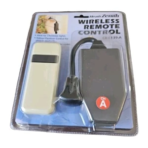 Heath Zenith Wireless Remote Control Indoor Outdoor Plug-In Product CB 6139 A - Picture 1 of 4