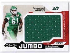 2018 UD UPPER DECK CFL FOOTBALL O-PEE-CHEE JUMBO JERSEY CARDS OPC-XX U-Pick List