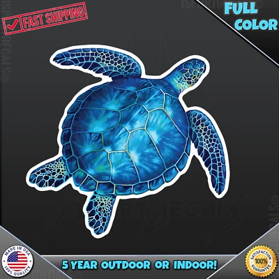 ISPORTDECALS.COM Sea Turtle Car Truck Boat Beach Ocean Tropical Vinyl Decal Sticker 238