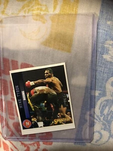 1998 sported boxing sticker mike tyson rare UK issue World Champion - Picture 1 of 2