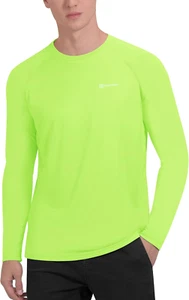 Men'S UPF 50+ UV Sun Protection Performance Long Sleeve Outdoor T Shirt - Picture 1 of 12