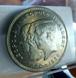 Belgium 10 Francs 1930 KM # 100 One Year Type XF/AU Details. - Picture 1 of 4
