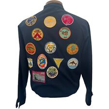 Girl Scouts USA Cadette Vintage 1960s 70s Patches Jacket Sears Men's Store L B2