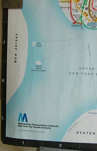 RARE SCARCE NYC NEW YORK SUBWAY CAR MAP MTA DIAMOND JUBILEE ANNIVERSARY1979 - Picture 1 of 8