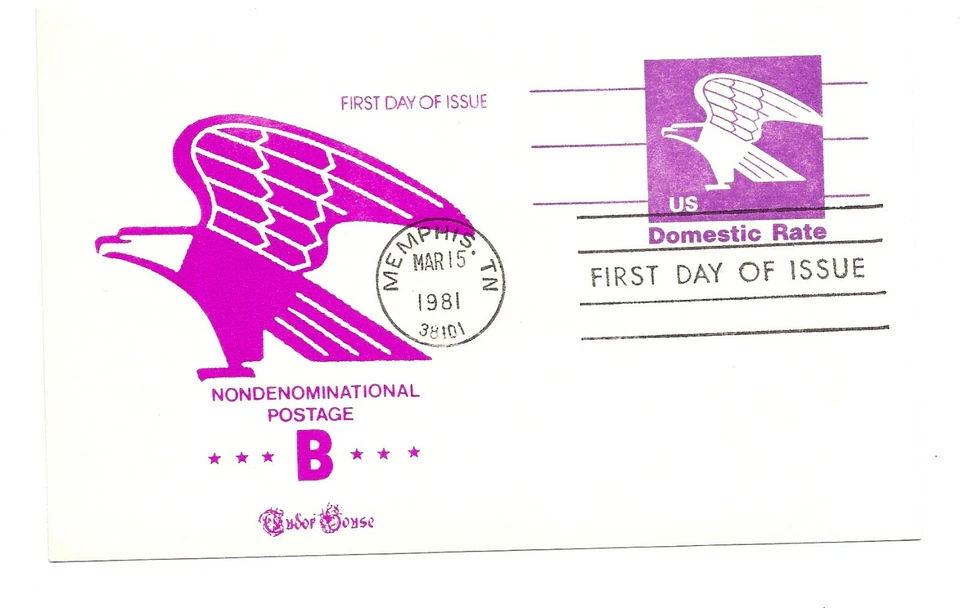 UX88 'B' (12c) Eagle Postal Card Tudor House, FDC - Image 1 of 1