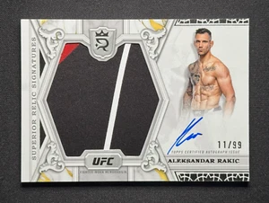 Alexander Rakic 💥 SUPERIOR RELIC SIGNATURE /99! 2024 Topps Royalty UFC - Picture 1 of 5