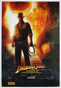 INDIANA JONES KINGDOM OF CRYSTAL SKULL 2008 Orig Advance Australian movie poster - Picture 1 of 1