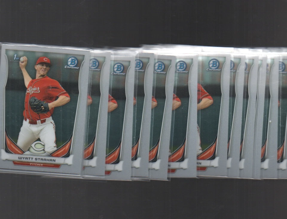 (18) COUNT LOT WYATT STRAHAN 2014 BOWMAN CHROME DRAFT PROSPECTS #CDP97 - Image 1 of 1