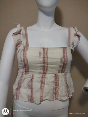 Liberty Love Casual Sleeveless Juniors Tank Tops Pull Over Square Neck Size XL - Image 1 of 4