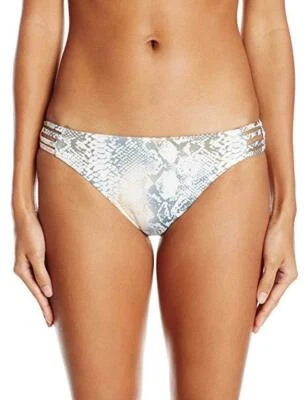 Parte inferior de bikini reversible con estampado animal de los años 70 de Roxy Juniors L mde2719 Foto 1 de 2