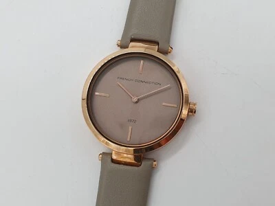 French Connection FCUK Women's Watch With Grey Leather Strap - Image 1 of 4