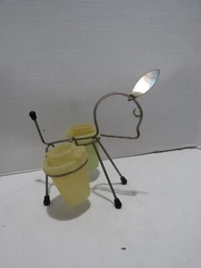 VTG 1950'S TUPPERWARE DONKEY HOLDER SALT & PEPPER SHAKERS - Picture 1 of 5