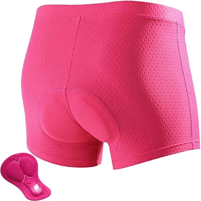 Pantalones Cortos de Ciclismo Para Mujer 3D Acolchados Bicicleta Bicicleta Ciclismo Ropa Interior Pantalones Cortos Transpirables Foto 1 de 4