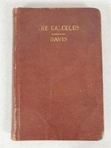 The Calculus by Ellery Williams Davis & William C. Brenke 1913 Leather Math - Imagen 1 de 8