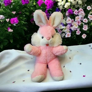 Vintage BEAUFORT Bunny Rabbit 16" Easter Pastel Pink Stuffed Animal - Picture 1 of 6