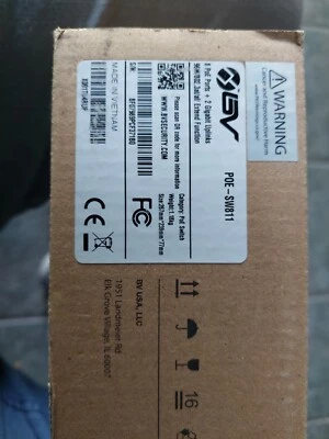 10 Port PoE Switch Gigabit 8 PoE+ 2 Gigabit Uplink 96W 802.3af/at NDAA Compliant - Image 1 of 4