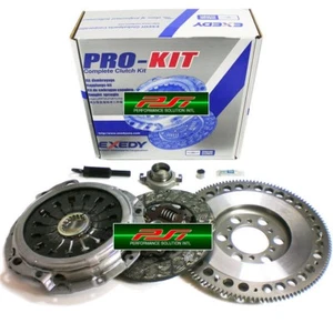 EXEDY CLUTCH KIT + PSI CHROMOLY FLYWHEEL for 93-99 MAZDA RX-7 TURBO 1.3L 13B FD - Picture 1 of 5