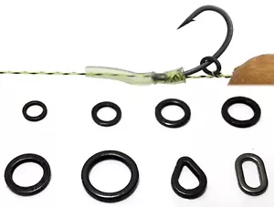 RIG RINGS Rotondo Ovale Goccia a Strappo Hair rig Micro anello - HLS Carp terminale tackle - Foto 1 di 15