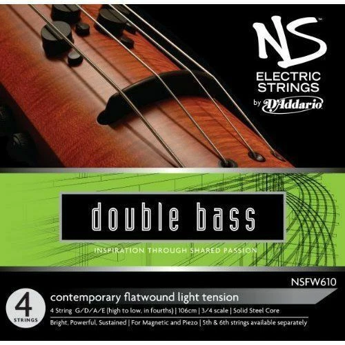 D'Addario NSFW610 NS Electric CONT Bass Set