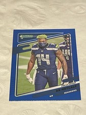 DK Metcalf 2021 Donruss Press Proof Blue #29b Football Card