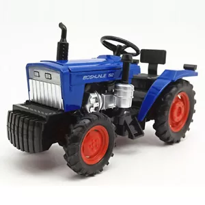 Farm Tractor Toy 1/32 Diecast Metal Tractor Model with Light Sound Kids Blue - Picture 1 of 8