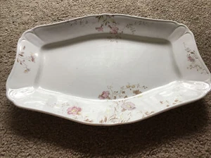 royal semi-porcelain alfred meakin platter lavendar yellow flowers Tray - Picture 1 of 9