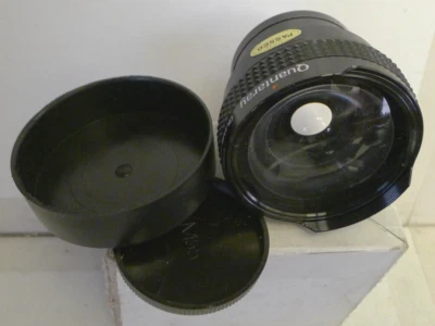 Quantaray 55mm Quasi Fish Eye 0.42x Lens with Tiffen Series 7 Adapter Ring +Caps - Image 1 of 4