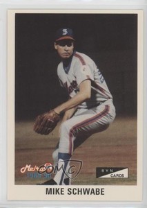 1989-90 BYN Puerto Rico Winter League Mike Schwabe #027 Rookie RC