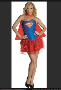 DC Comics Secret Wishes Supergirl Corset & Tutu Costume # Medium  - Picture 1 of 3