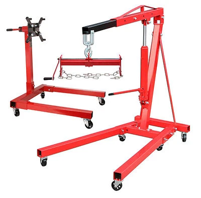 2000 KG Werkstattkran Kran 2 t + Balancierer + Motorständer Motorkran 567 KG - Bild 1 von 4