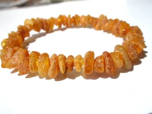BEAUTIFUL RAW BALTIC AMBER BRACELET - Picture 1 of 1