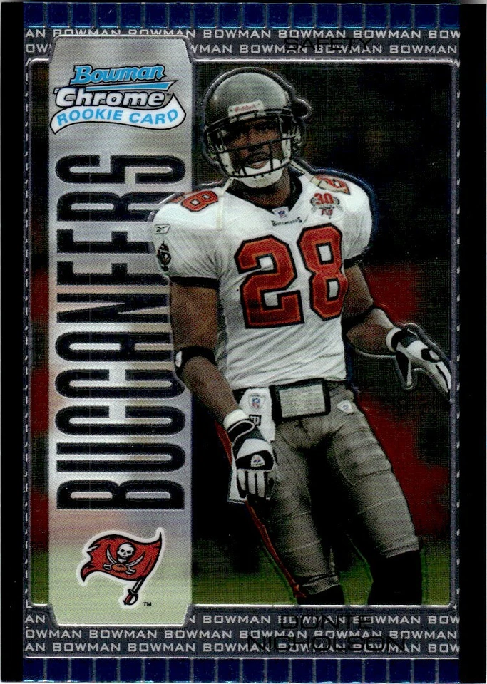 2005 BOWMAN CHROME ROOKIE Donte Nicholson Rookie Tampa Bay Buccaneers #214 - Image 1 of 2