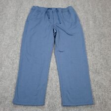 Duluth Trading Pants Mens Extra Large Blue Zip Fly Sweatpants Lounge Camp